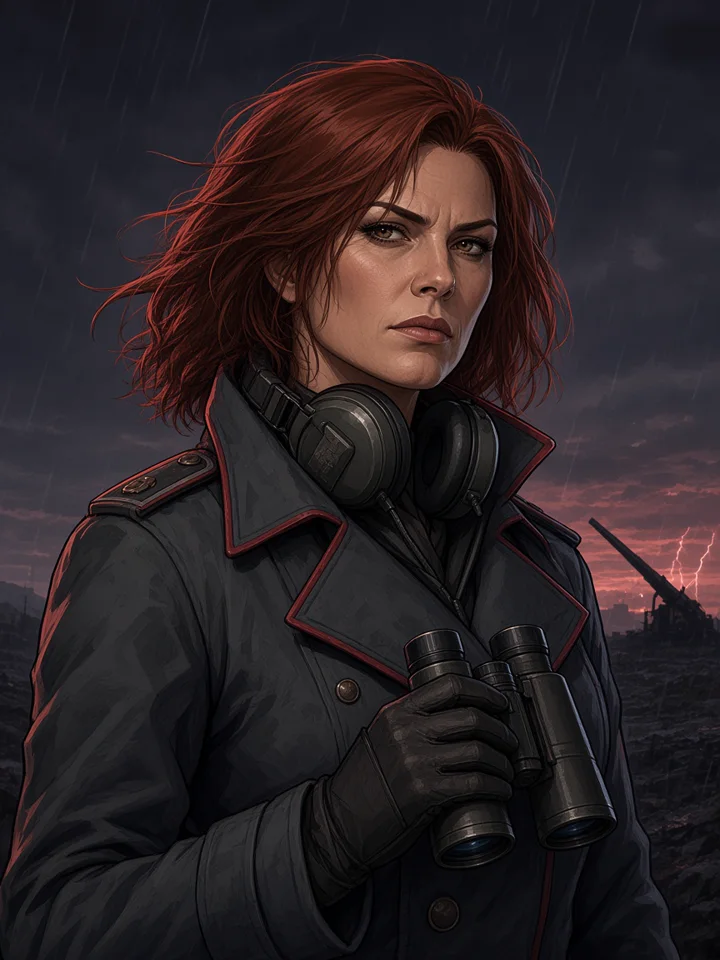 Maj. Edda Halden, enemy commander