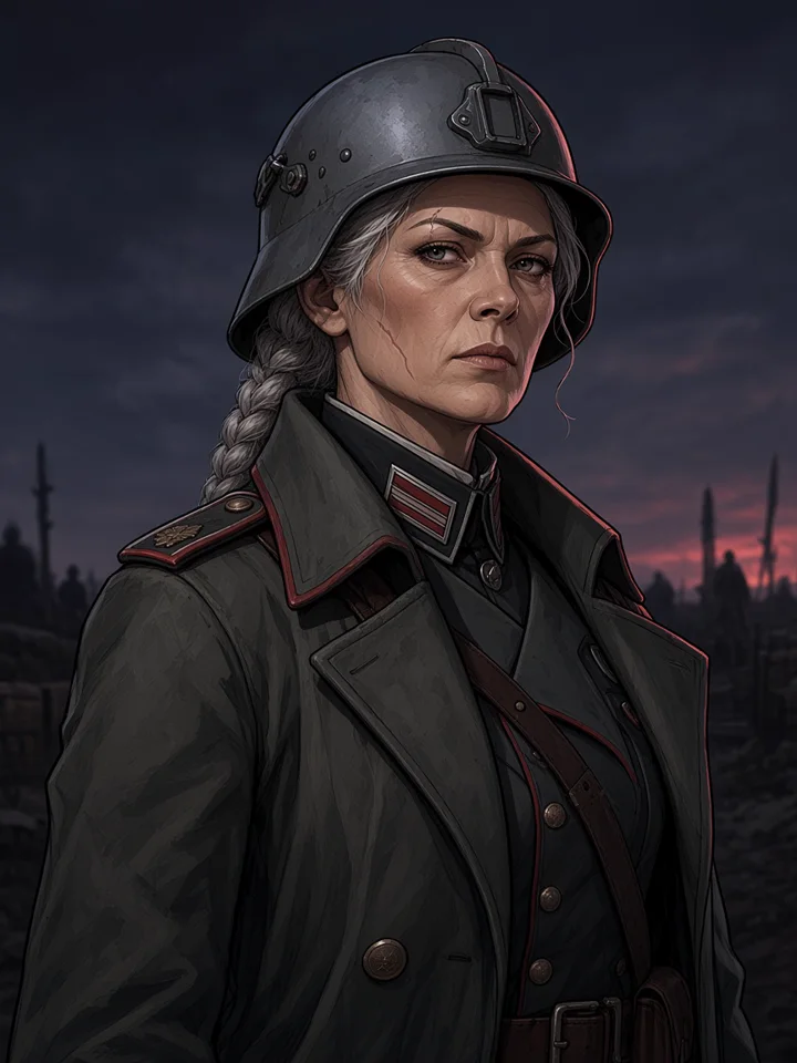 Maj. Ilse Kessel, enemy commander