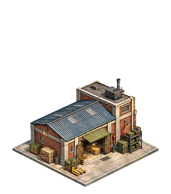 Warehouse game artwork